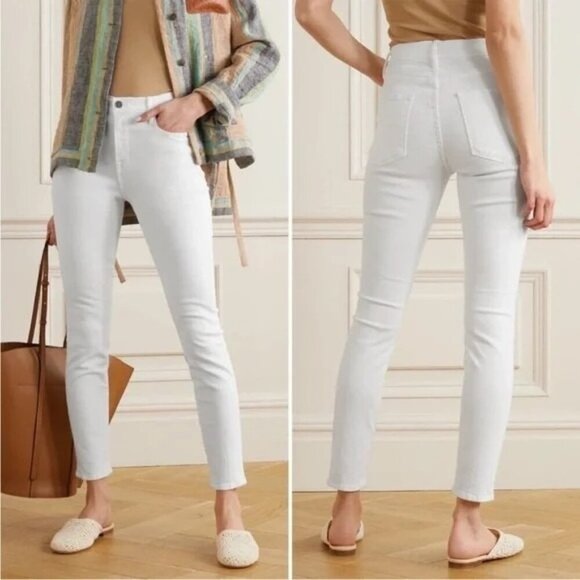 FRAME Jeans Ankle Le High Skinny White size 26 - Picture 1 of 14